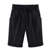 Women's Lace-Up Shorts Pockets High Waist Casual Summer Shorts-Shorts-Arimonz-Black-S-Arimonz