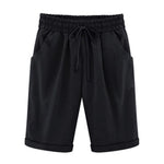 Women's Lace-Up Shorts Pockets High Waist Casual Summer Shorts-Shorts-Arimonz-Black-S-Arimonz
