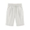 Women's Lace-Up Shorts Pockets High Waist Casual Summer Shorts-Shorts-Arimonz-White-S-Arimonz