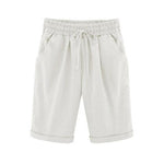 Women's Lace-Up Shorts Pockets High Waist Casual Summer Shorts-Shorts-Arimonz-White-S-Arimonz