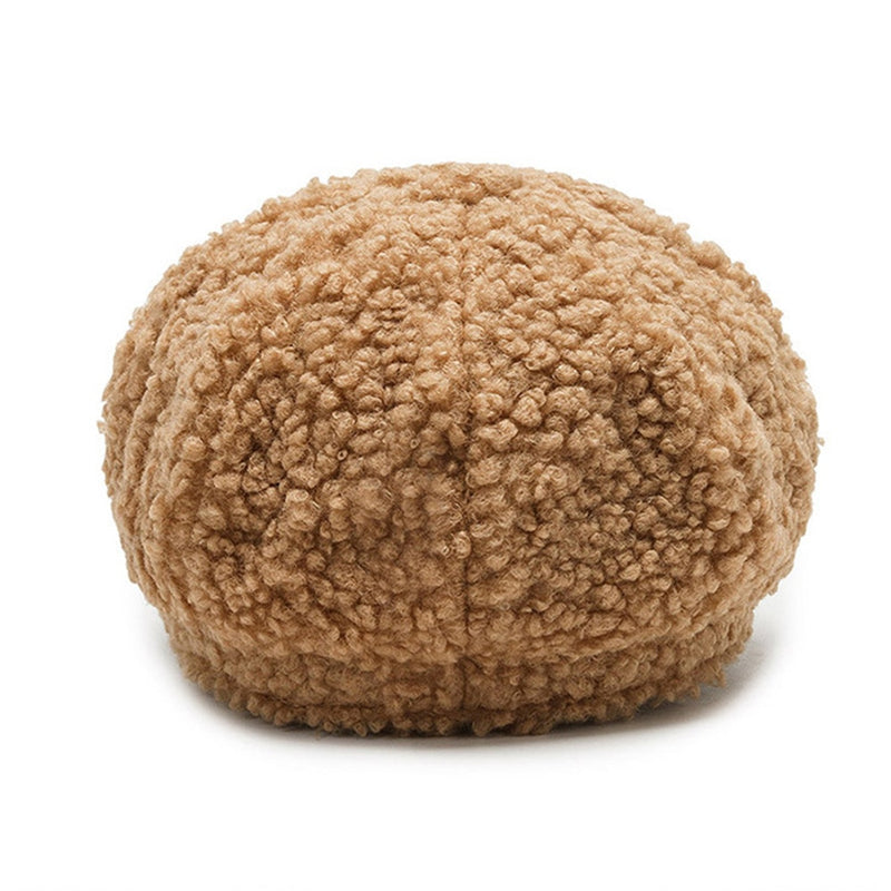 Women's Lamb Wool Baseball Cap Autumn and Winter Painter Cap-Women's Caps-Arimonz-Arimonz