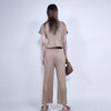Women's Tracksuit Clothing Crop Top Pants Outfit Two-piece Set-Wear To Work Sets-Arimonz-Arimonz