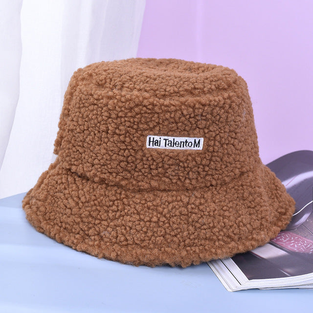 Wool Fashion Women Hat Solid Color Temperament Winter Cold Proof Hat-Winter Hats-Arimonz-Brown-Arimonz