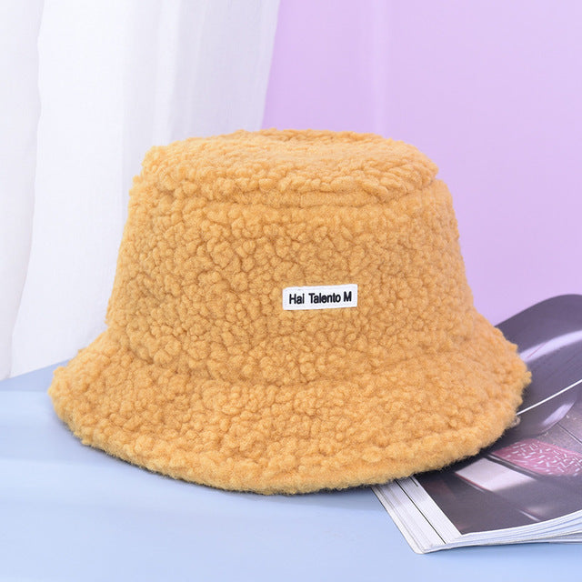 Wool Fashion Women Hat Solid Color Temperament Winter Cold Proof Hat-Winter Hats-Arimonz-Yellow-Arimonz