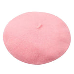 Wool French Lolita Beret For Women In 13 Colors-Hats-Arimonz-pink-Arimonz