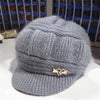 Wool Women's Fashion Hat Plush Knitted Wind Shield Ear Guard-Winter Hats-Arimonz-Arimonz