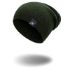 Wool Women's Hat Knitting Versatile Simple Solid Winter Hat-Winter Hats-Arimonz-Dark Grey-Arimonz