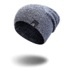 Wool Women's Hat Knitting Versatile Simple Solid Winter Hat-Winter Hats-Arimonz-Gray-Arimonz