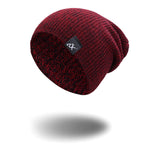Wool Women's Hat Knitting Versatile Simple Solid Winter Hat-Winter Hats-Arimonz-Red-Arimonz