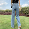 Y2k Baggy Wide Leg Jeans Woman Denim Pants Straight High Waist Trouser-Skinny Jeans-Arimonz-Arimonz