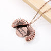 You Are My Sunshine Sunflower Necklace For Women Chain Pendant Necklace-Necklaces-Arimonz-Rose Gold Plated-Arimonz