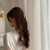 Zinc Alloy Big Pearls Hair Claw Clip For Women In Gold White-Hair Accessories-Arimonz-Arimonz