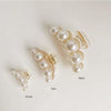 Zinc Alloy Big Pearls Hair Claw Clip For Women In Gold White-Hair Accessories-Arimonz-Arimonz