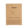 Zodiac Sign Necklace For Women Zodiac Pendant Fashion Jewelry-Necklaces-Arimonz-Arimonz