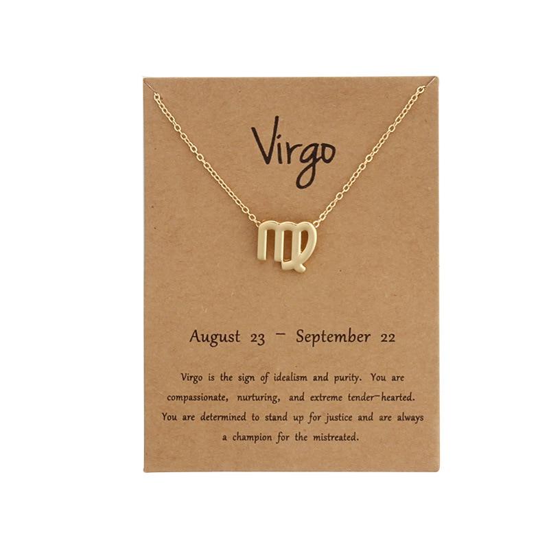 Zodiac Sign Necklace For Women Zodiac Pendant Fashion Jewelry-Necklaces-Arimonz-Arimonz