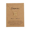 Zodiac Sign Necklace For Women Zodiac Pendant Fashion Jewelry-Necklaces-Arimonz-Gemini-Arimonz