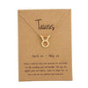 Zodiac Sign Necklace For Women Zodiac Pendant Fashion Jewelry-Necklaces-Arimonz-Taurus-Arimonz