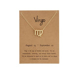 Zodiac Sign Necklace For Women Zodiac Pendant Fashion Jewelry-Necklaces-Arimonz-Virgo-Arimonz