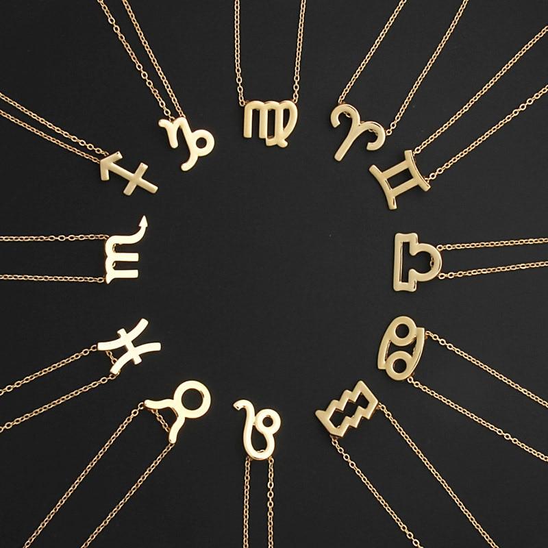 Zodiac Sign Necklace For Women Zodiac Pendant Fashion Jewelry-Necklaces-Arimonz-Arimonz