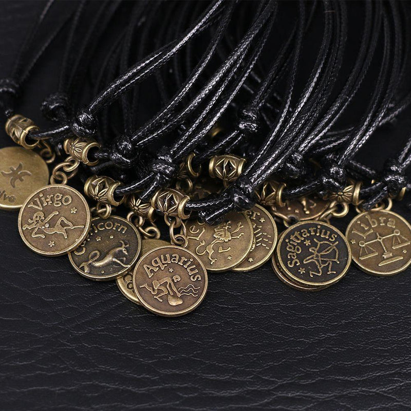Zodiac Signs Anklet Bracelet Barefoot Sandal Beach Foot Chain-Anklets-Arimonz-Arimonz