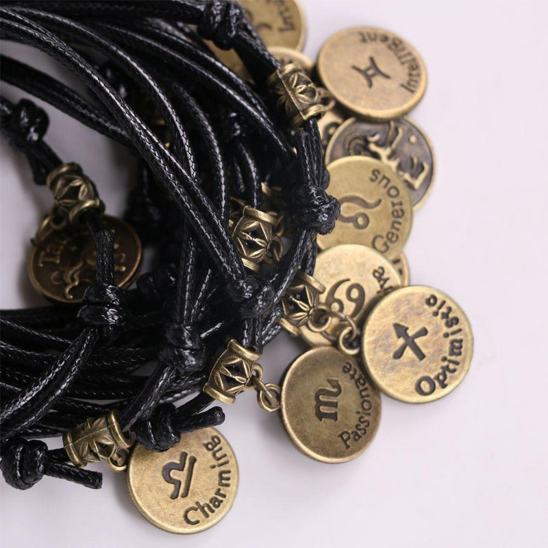 Zodiac Signs Anklet Bracelet Barefoot Sandal Beach Foot Chain-Anklets-Arimonz-Arimonz