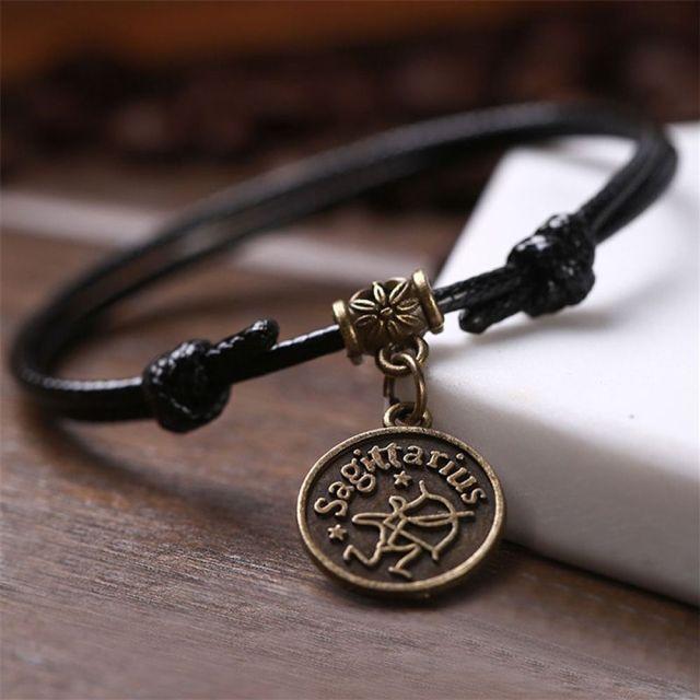 Zodiac Signs Anklet Bracelet Barefoot Sandal Beach Foot Chain-Anklets-Arimonz-Sagittarius-Arimonz