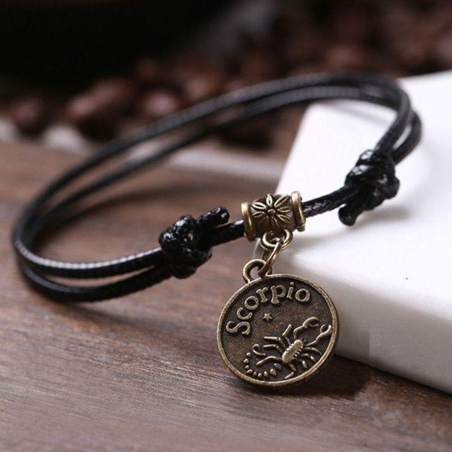Zodiac Signs Anklet Bracelet Barefoot Sandal Beach Foot Chain-Anklets-Arimonz-Scorpio-Arimonz