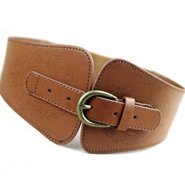 Zoe Retro Band Waist-Belts-Arimonz-Brown-Arimonz