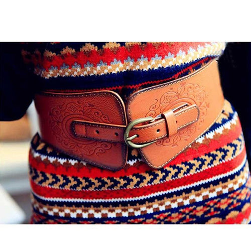 Zoe Retro Band Waist-Belts-Arimonz-Arimonz